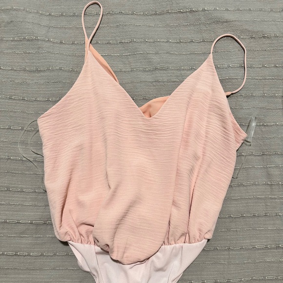 Pink tank bodysuit - Picture 1 of 1